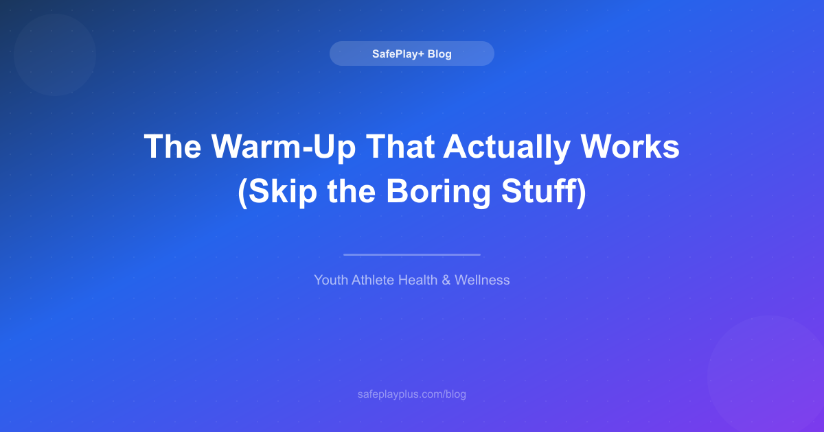 The Warm-Up That Actually Works (Skip the Boring Stuff)